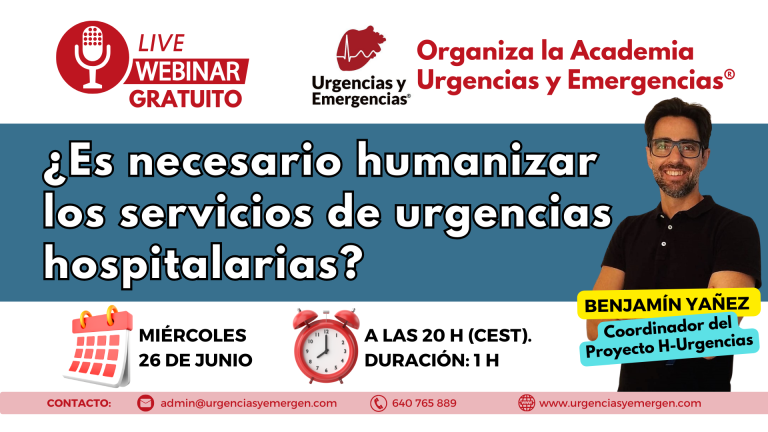 ¿Es necesario humanizar los servicios de urgencias hospitalarias? - Webinar