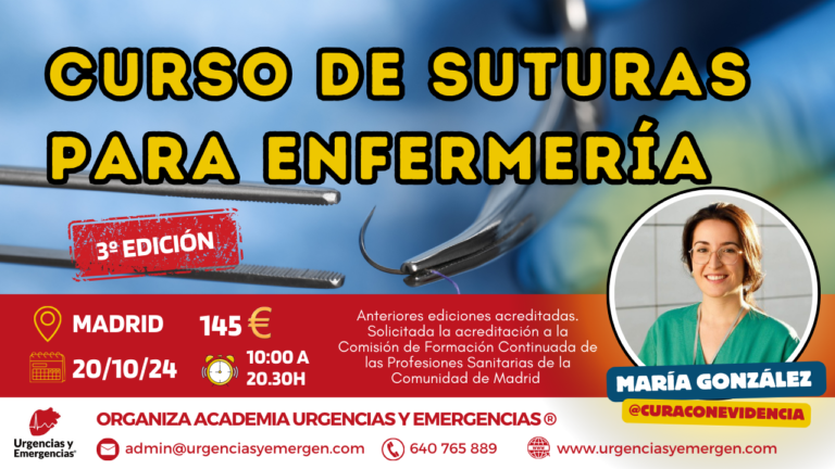 Curso Suturas para enfermeras. 3º edición