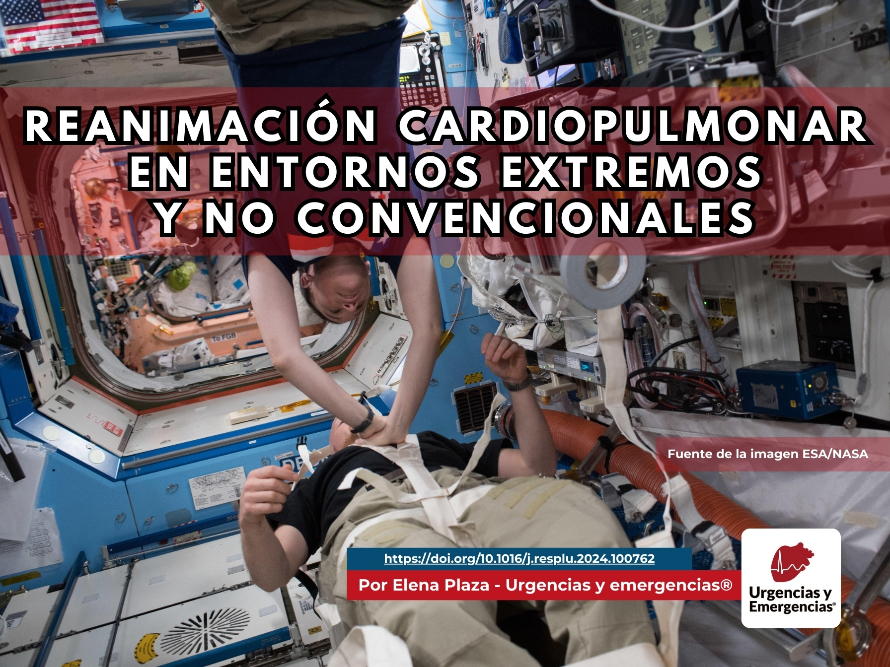 RCP en entornos extremos y no convencionales reanimación espacio agua nieve avalancha helicóptero avión