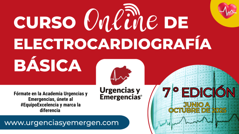 Curso de electrocardiografía básica online 7º ed (jun- oct 25)