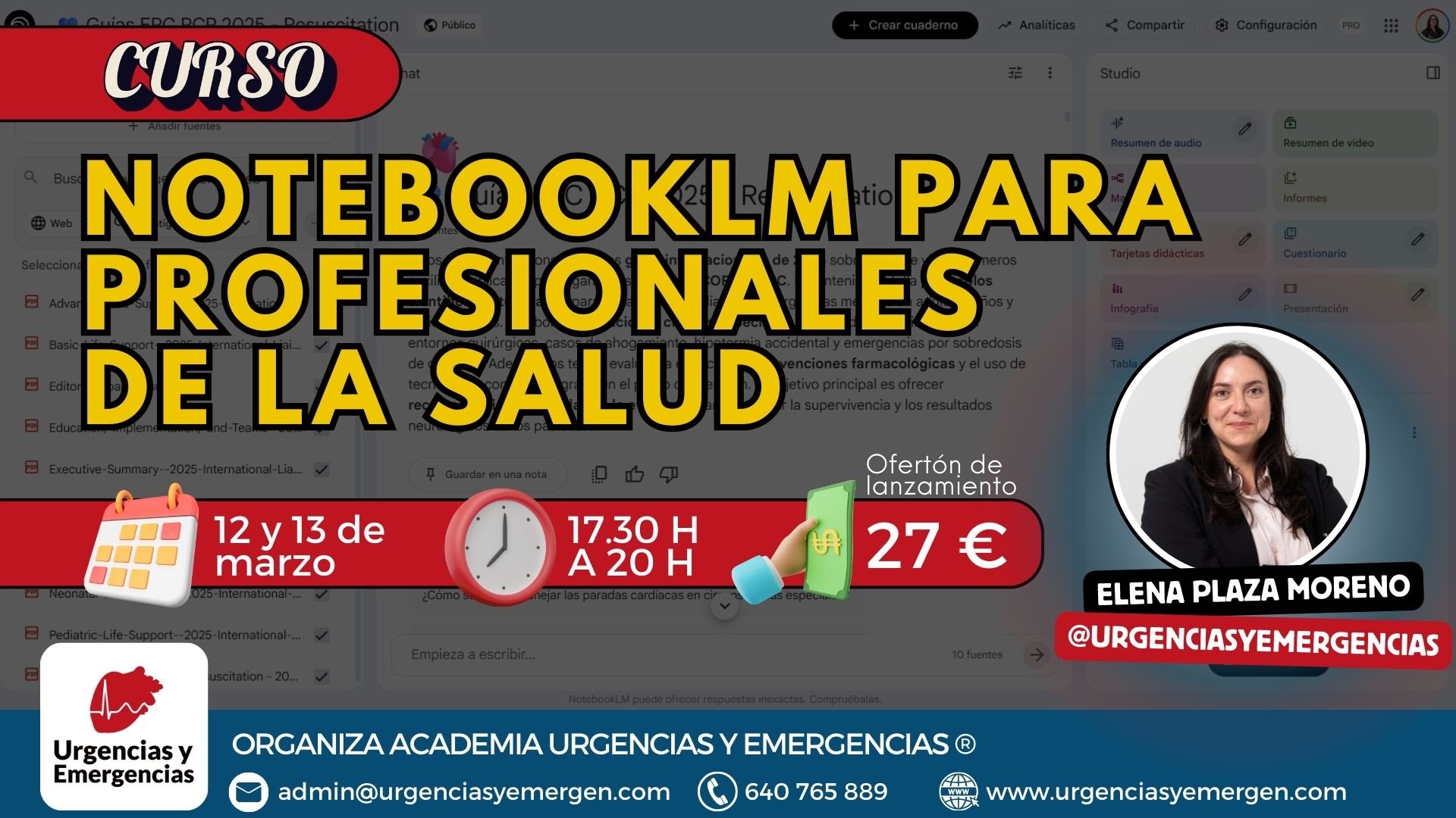 Curso NotebookLM profesionales sanitarios de la salud